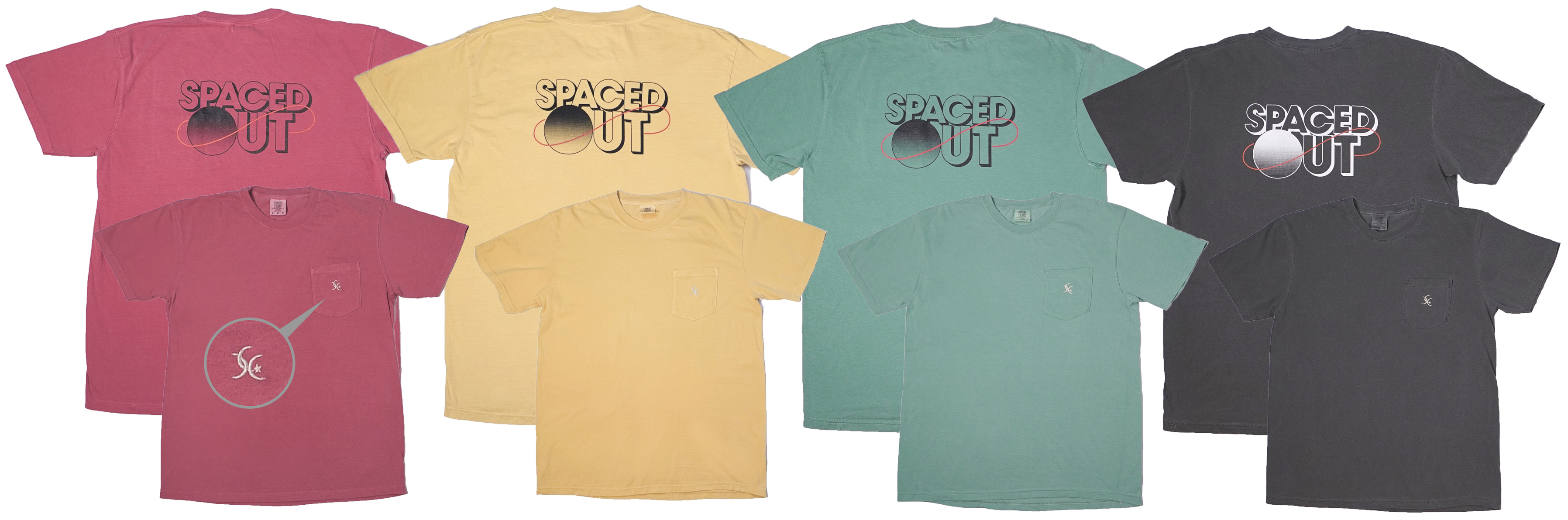 SPACED OUT ポケット T-SHIRT